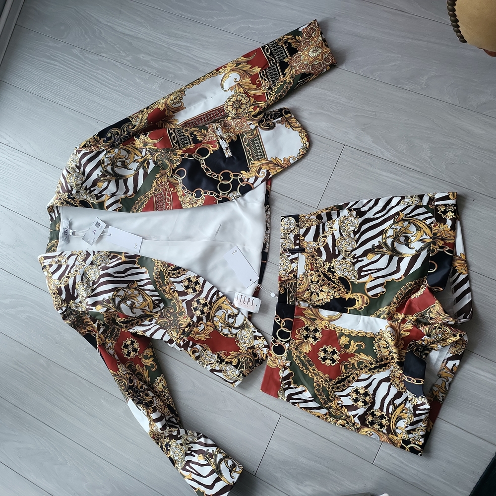 Outfit new tags jacket large and shorts medium